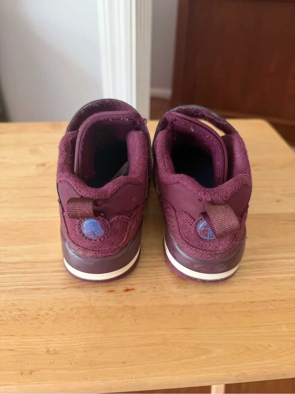 Nike Jordan Spizike Maroon High-Top Sneakers with Strap